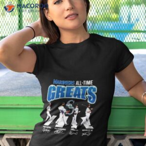 mariners all time greats abbey road signatures shirt tshirt 1