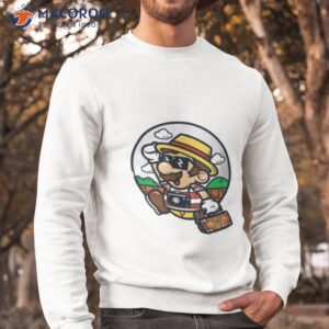 mario travel jump shirt sweatshirt