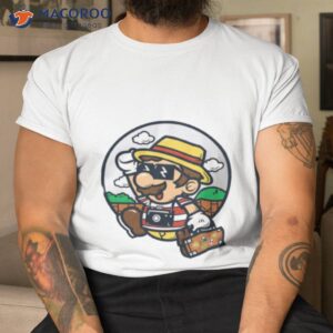 mario travel jump shirt tshirt