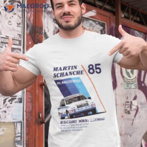 martin schanche 85 mr rallycross escort er3i trac shirt tshirt 1