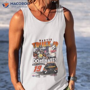 martin truex jr checkered flag sports 2023 toyota save mart 350 race winner signature shirt tank top