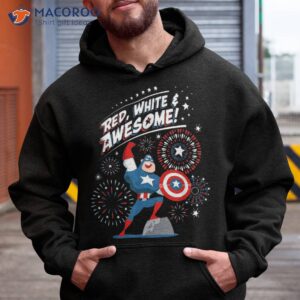 Marvel Captain America Red, White & Awesome 4th Of July Shirt