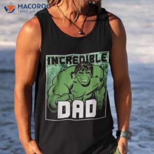 marvel hulk father s day incredible dad graphic shirt tank top