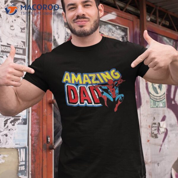 Marvel Spider-man Amazing Dad Comic Book ‘s Shirt