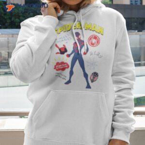 marvel spider man miles morales doodle icons shirt hoodie