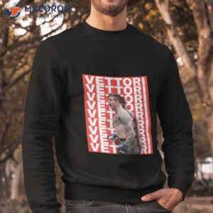 marvin vettori ufc design red shirt sweatshirt