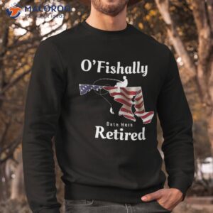 maryland fishing retiret usa flag patriotic shirt sweatshirt