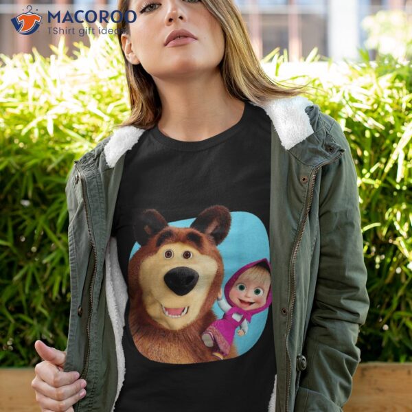 Masha And The Bear Duo Together Blue Shirt