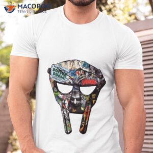 mask collage mf doom rapper shirt tshirt