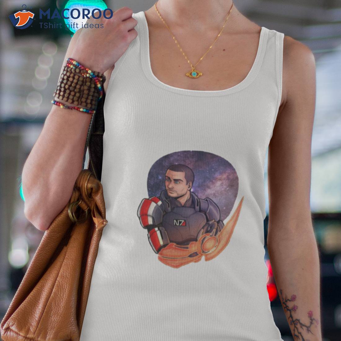 Mass Effect Commander Shepard Shirt Mass Effect Commander Shepard Shirt
