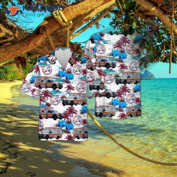 Massachusetts Boston Ems Hawaiian Shirt