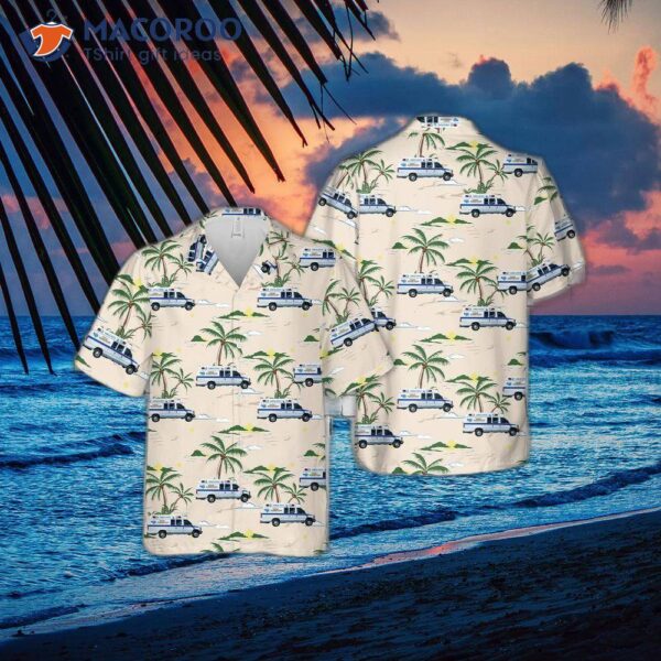 Massachusetts South Coast Ems Hawaiian Shirt