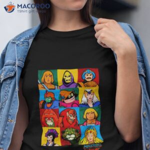 masters of the universe character heads shirt tshirt