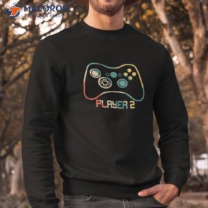 matching gamer tee for dad mom amp kids player 1 2 3 shirt sweatshirt