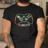 Matching Gamer Tee For Dad, Mom & Kids Player 1,2,3 Shirt