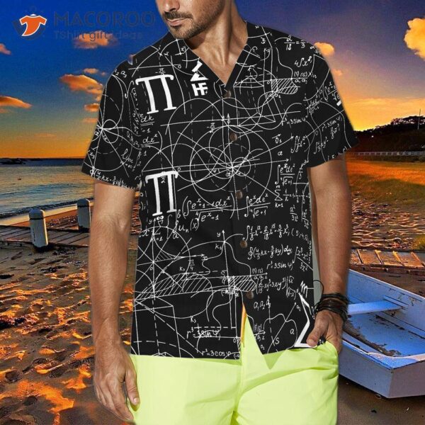 Math-lover Pythagoras And Einstein Hawaiian Shirt