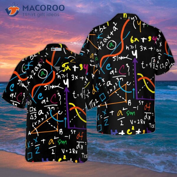Math Teacher’s Seamless Pattern Hawaiian Shirt