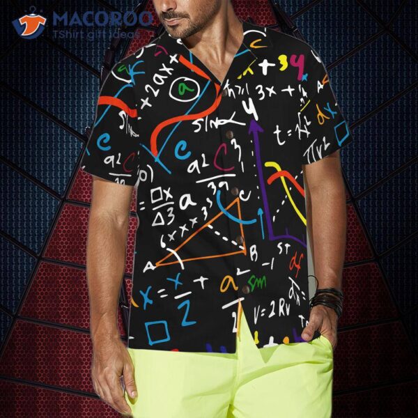Math Teacher’s Seamless Pattern Hawaiian Shirt