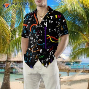 math teacher s seamless pattern hawaiian shirt 4