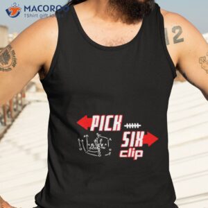 matt rhule pick six clip shirt tank top 3