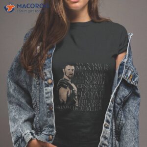 Maximus Decimus Geometric Design Gladiator Movie Shirt