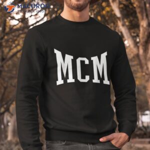 mcm arch vintage college athletic sports shirt sweatshirt