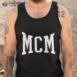 mcm arch vintage college athletic sports shirt tank top