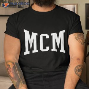 Mcm Arch Vintage College Athletic Sports Shirt