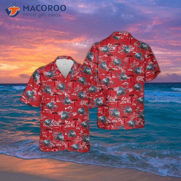 Md Helicopters Mh-6 Little Bird Hawaiian Shirt