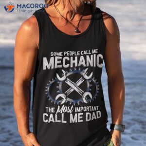 mechanic dad mechanics fathers day dads birthday gift shirt tank top