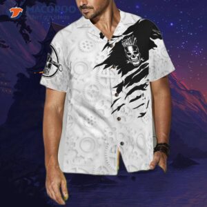 mechanic skull hawaiian shirt 3
