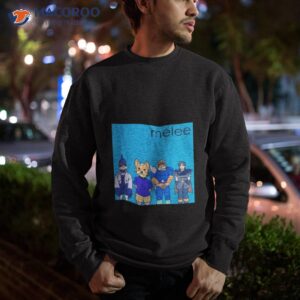 melee blue album shirt sweatshirt