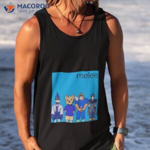 melee blue album shirt tank top