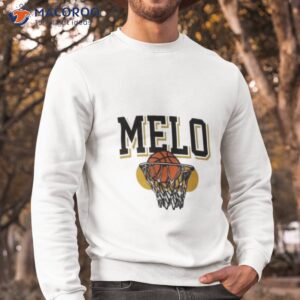 melo los angeles basketball shirt sweatshirt