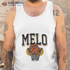 melo los angeles basketball shirt tank top