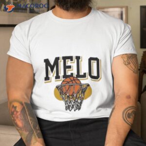 melo los angeles basketball shirt tshirt