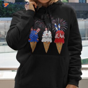 memorial day 4th of july holiday patriotic ice cream cones shirt hoodie