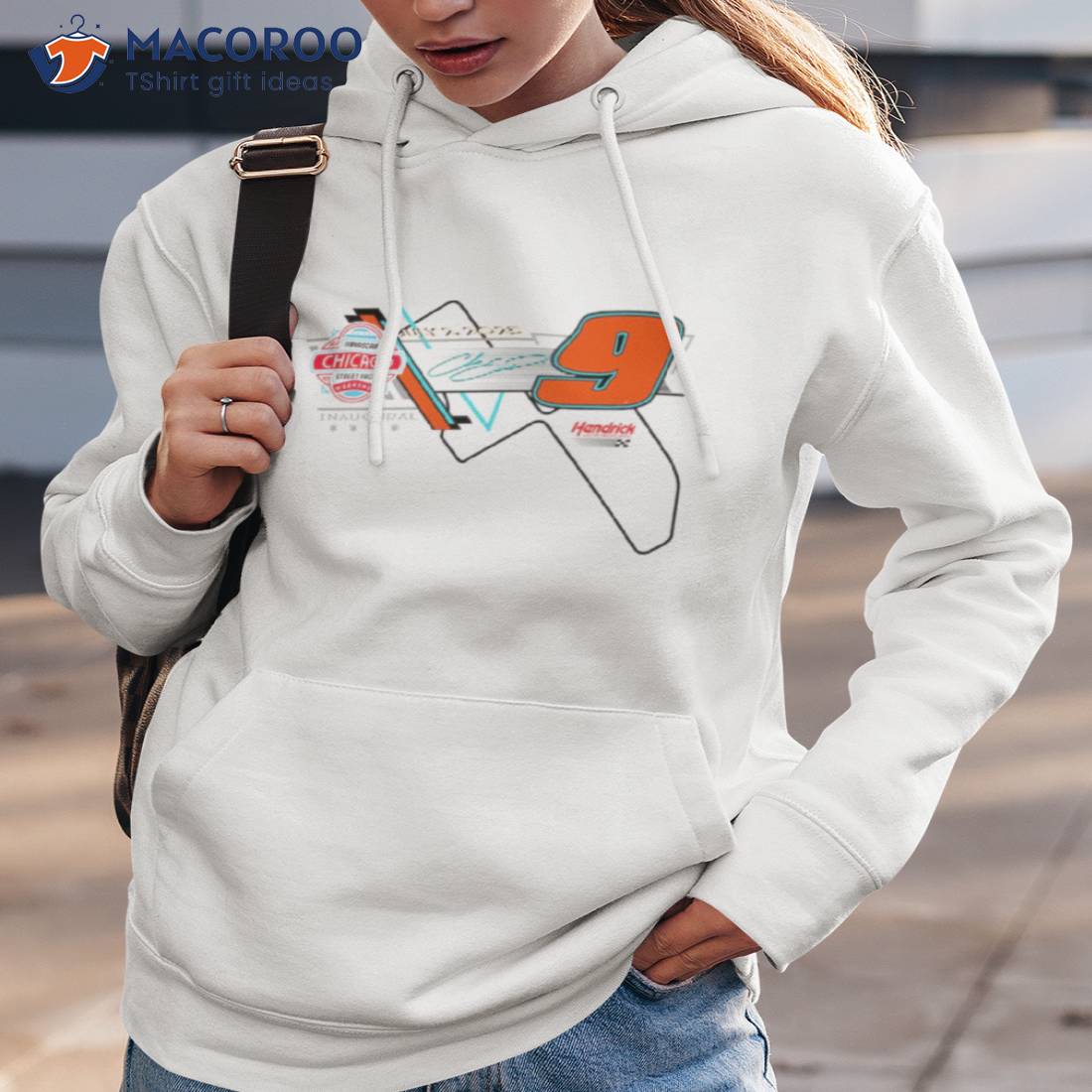 Men’s Chase Elliott Hendrick Motorsports Team Collection White 2023 Grant Park 200 Shirt Men’s Chase Elliott Hendrick Motorsports Team Collection White 2023 Grant Park 200 Shirt