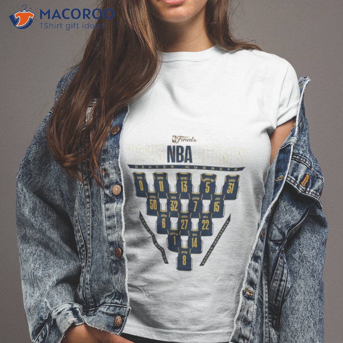 Men’s Gold Denver Nuggets 2023 Nba Finals Champions Close Out Jersey Roster Shirt Men’s Gold Denver Nuggets 2023 Nba Finals Champions Close Out Jersey Roster Shirt