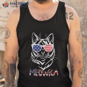 meowica 4th of july kitty cat mom dad lover shirt tank top