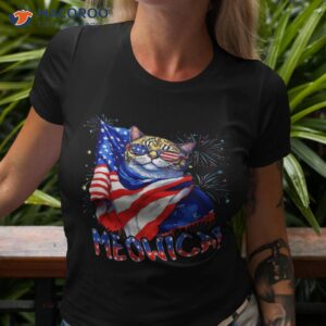 meowica cat sunglasses merica american flag 4th of july shirt tshirt 3