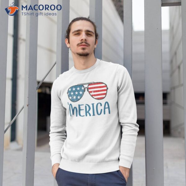 ‘merica 4th Of July American Flag Shirt