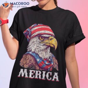 Merica 4th Of July Patriotic Usa American Flag Eagle Shirt