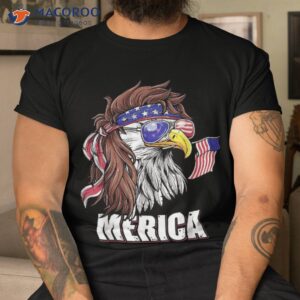 Merica Eagle Mullet 4th Of July American Flag Usa Shirt