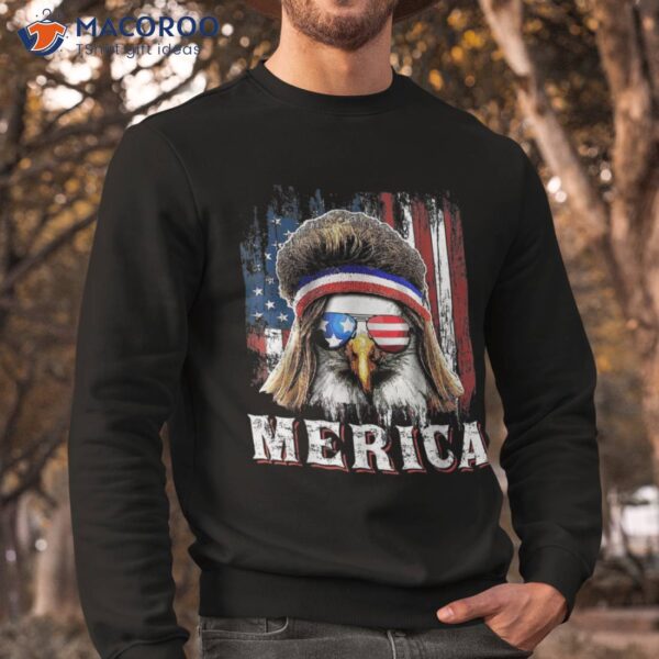 Merica Eagle Mullet Shirt 4th Of July American Flag