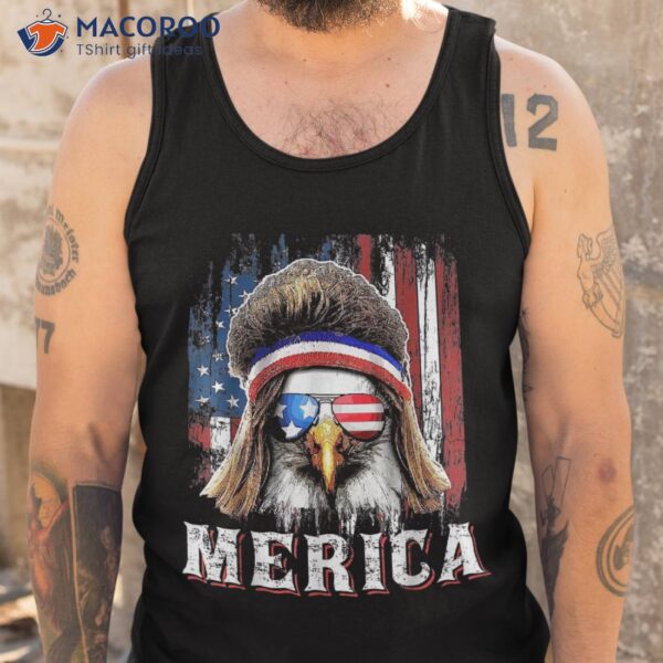 Merica Eagle Mullet Shirt 4th Of July American Flag