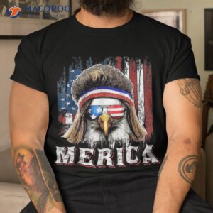 merica eagle mullet shirt 4th of july american flag tshirt