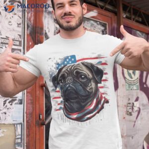 merica pug dog american flag 4th of july shirt tshirt 1
