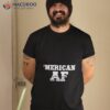 Merican Af Flag Lettering Shirt