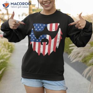 merican beard funny usa 4th of july flag patriot shirt sweatshirt